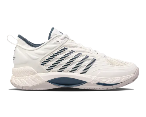 K-Swiss Men's Hypercourt Supreme 2 Star White Moonstruck Indian Teal Shoes