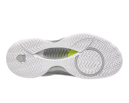 K-Swiss Women's Hypercourt Supreme 2 Gray Violet White Lime Green Shoes