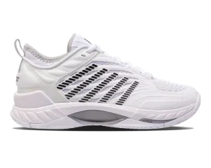 K-Swiss Women's Hypercourt Supreme 2 White Vapor Blue Black Shoes