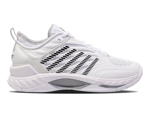 K-Swiss Women's Hypercourt Supreme 2 White Vapor Blue Black Shoes