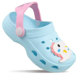 Kid's Clogs  - WK421 Sky Blue