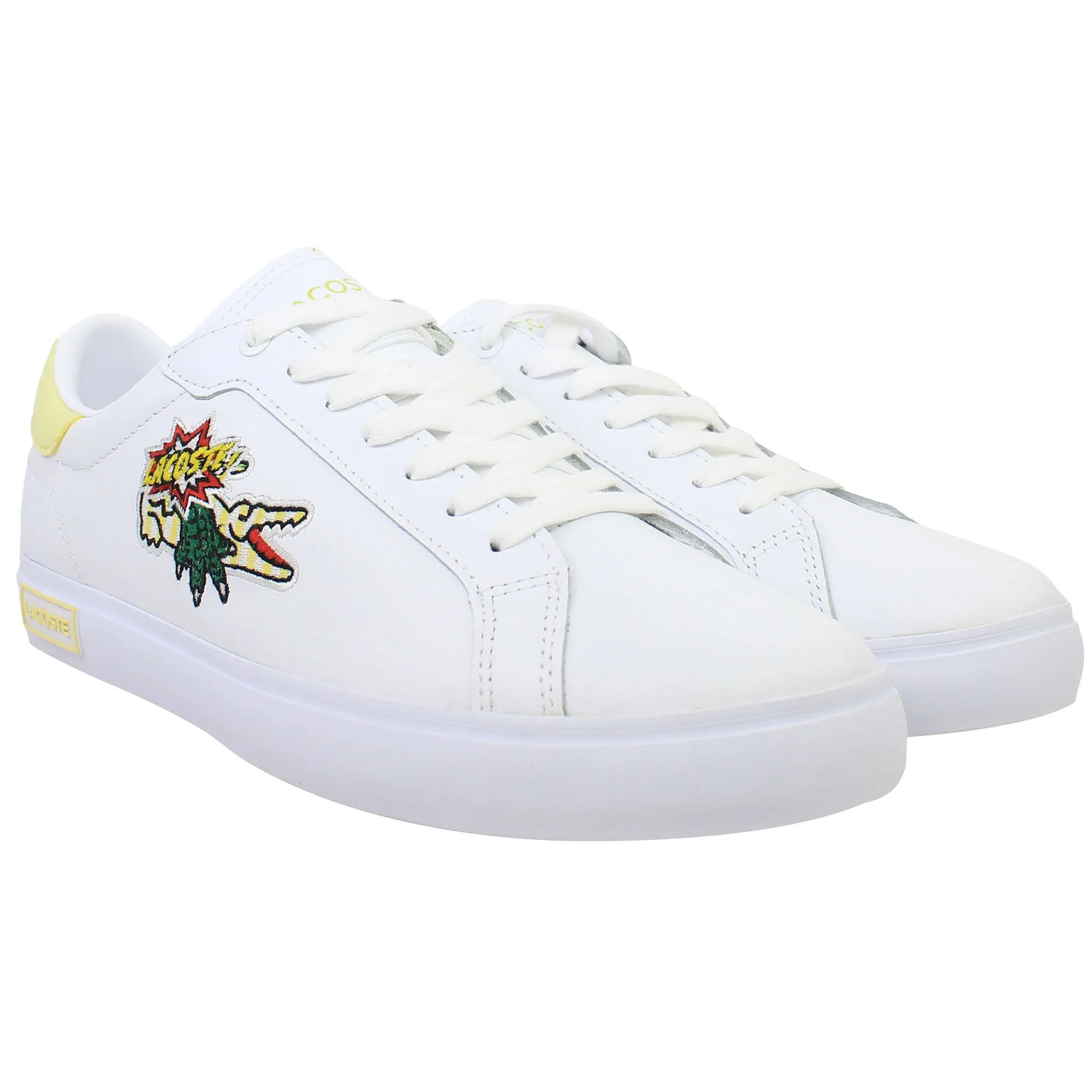 Lacoste Powercourt 222 7 CFA Womens White Trainers