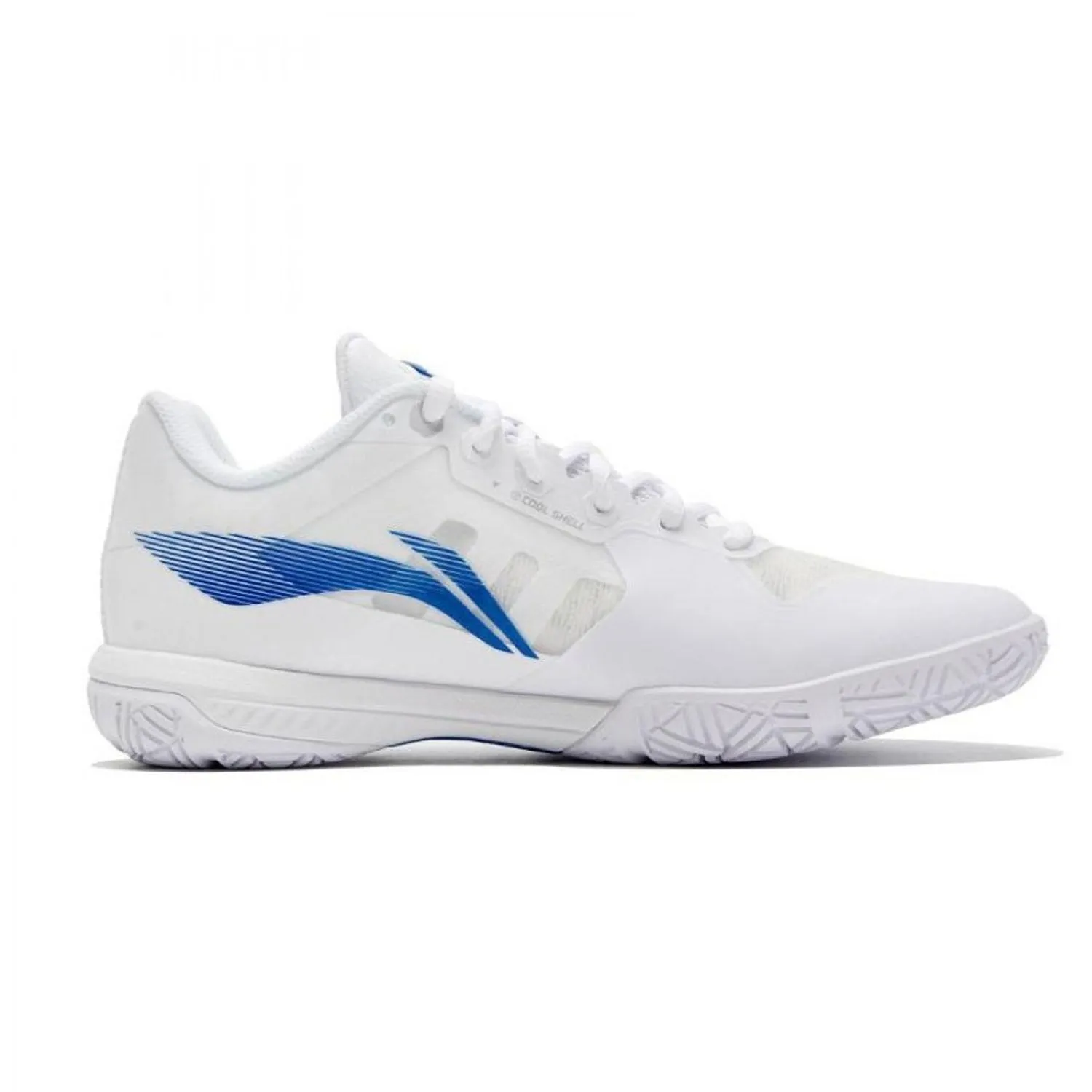 Li-Ning Shadow Pro Professional Badminton Shoes, Standard White/Neon Fuschia Purple