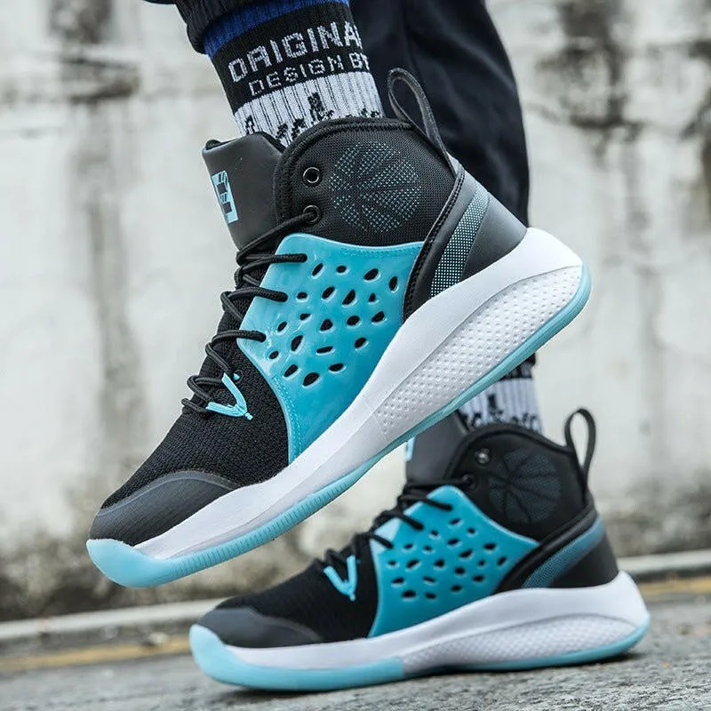 Lightweight High-Top Student Basketball Sneakers
