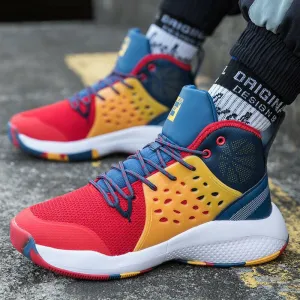 Lightweight High-Top Student Basketball Sneakers