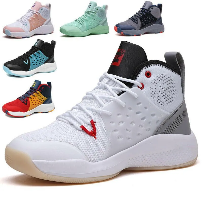 Lightweight High-Top Student Basketball Sneakers