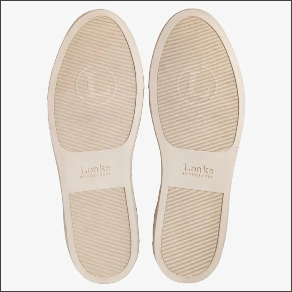 Loake Dash Light Blue Suede Sneaker@