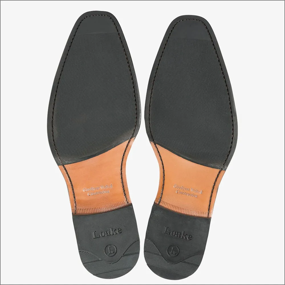 Loake Jefferson Brown Suede Loafer--