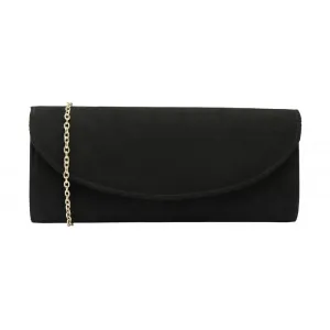 LOTUS Claire Black Microfibre Clutch