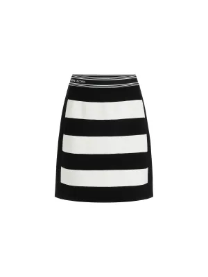 Marc Cain Sports Knitted Striped Skirt