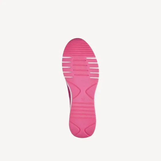 Marco Tozzi Fuchsia Pink Wedge Trainer