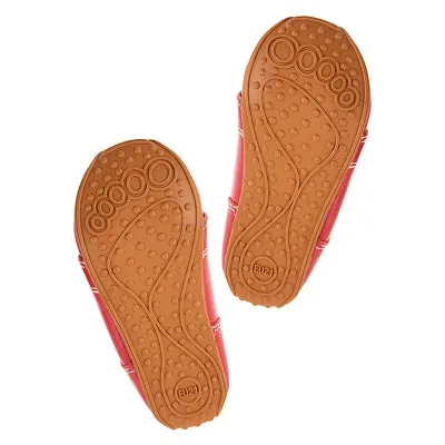Mary-Jane Metallic Leather Shoes - Gold