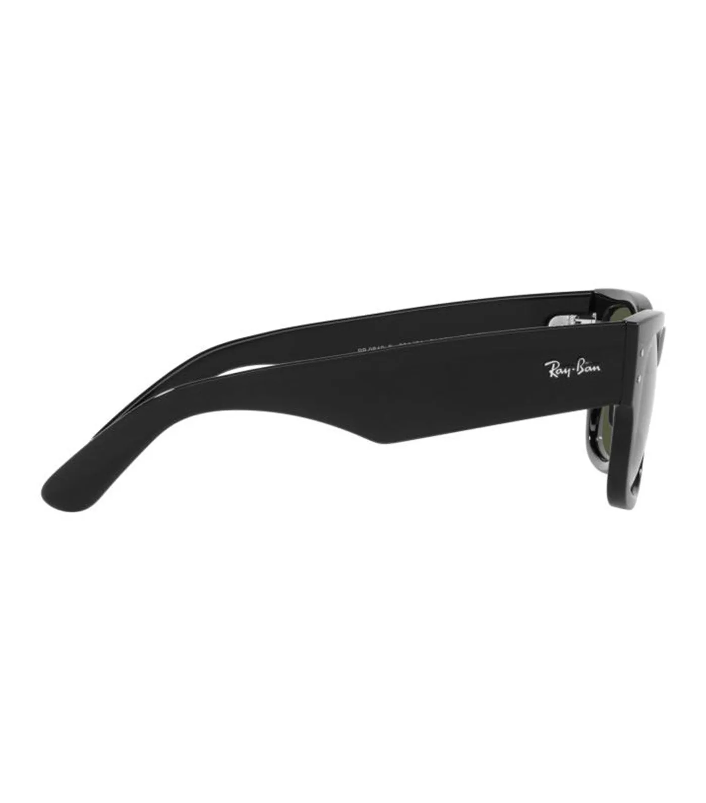 Mega Wayfarer Sunglasses 52 Black