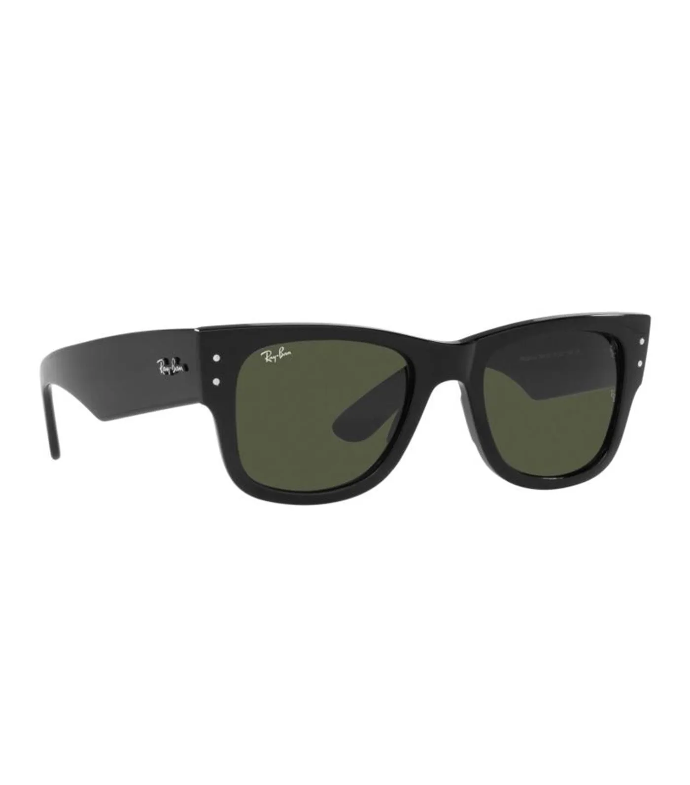 Mega Wayfarer Sunglasses 52 Black