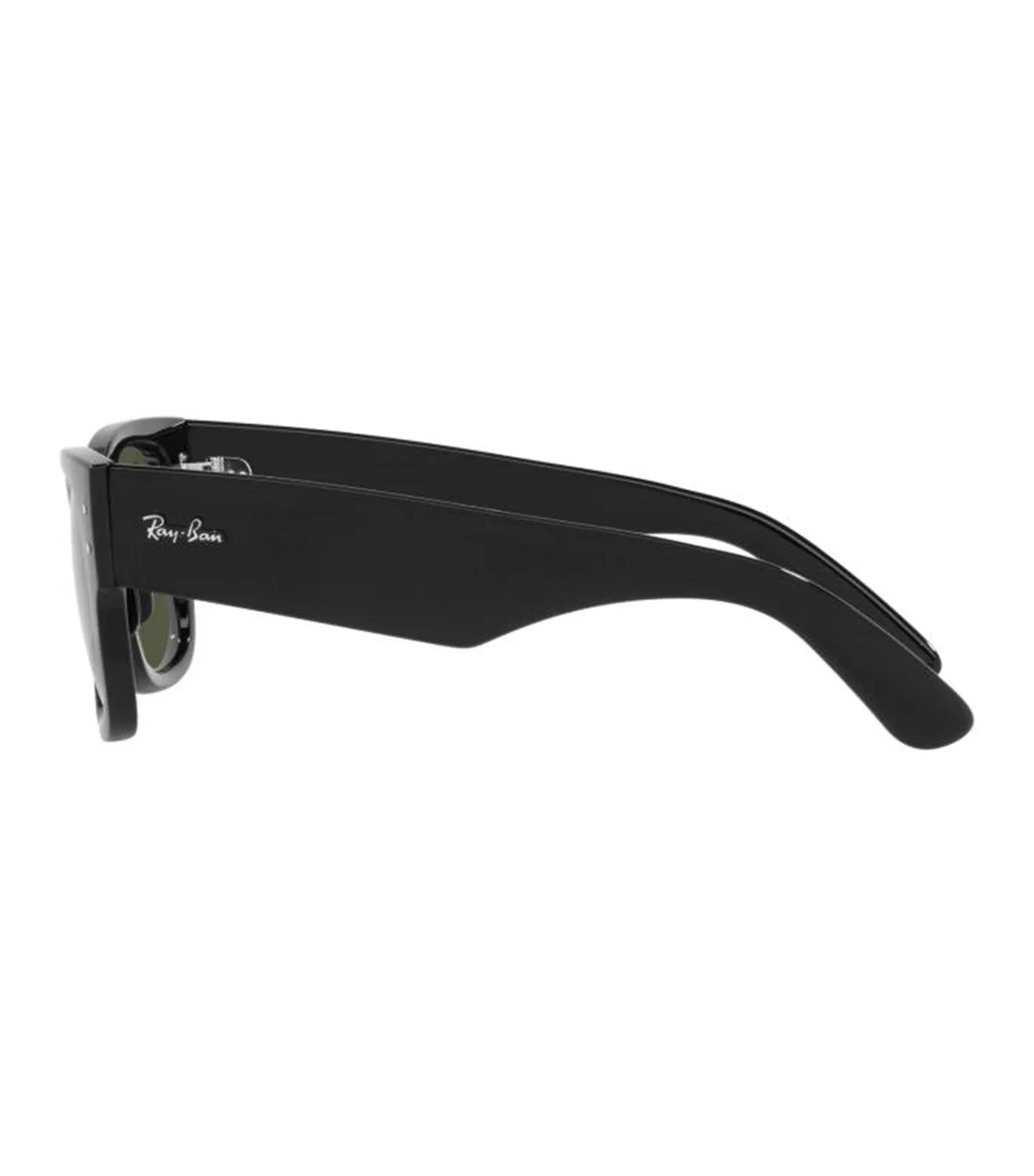 Mega Wayfarer Sunglasses 52 Black