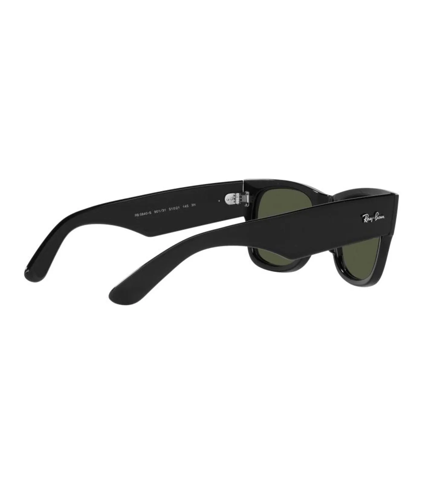 Mega Wayfarer Sunglasses 52 Black