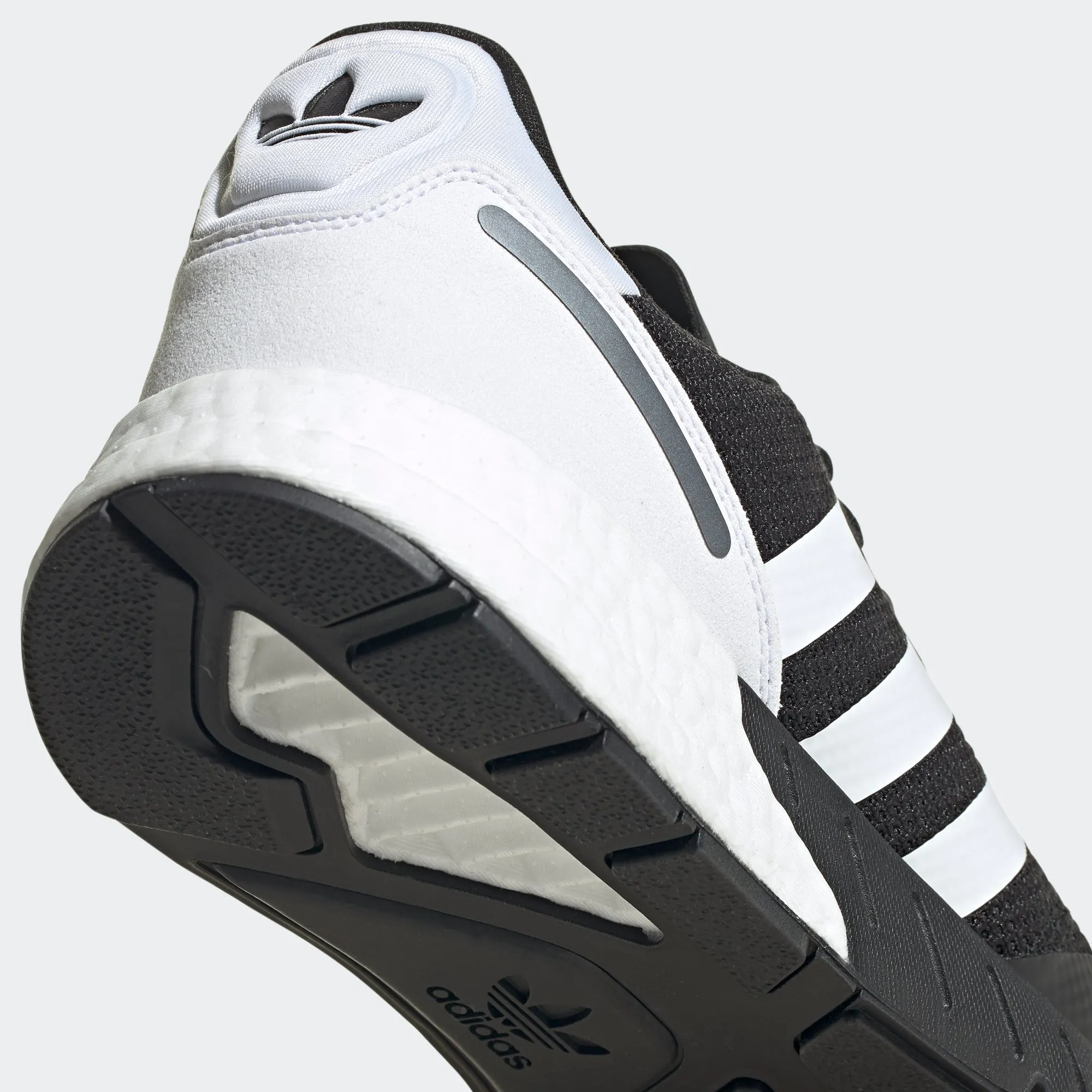 Men's adidas Originals ZX 1K Boost Shoes Black White