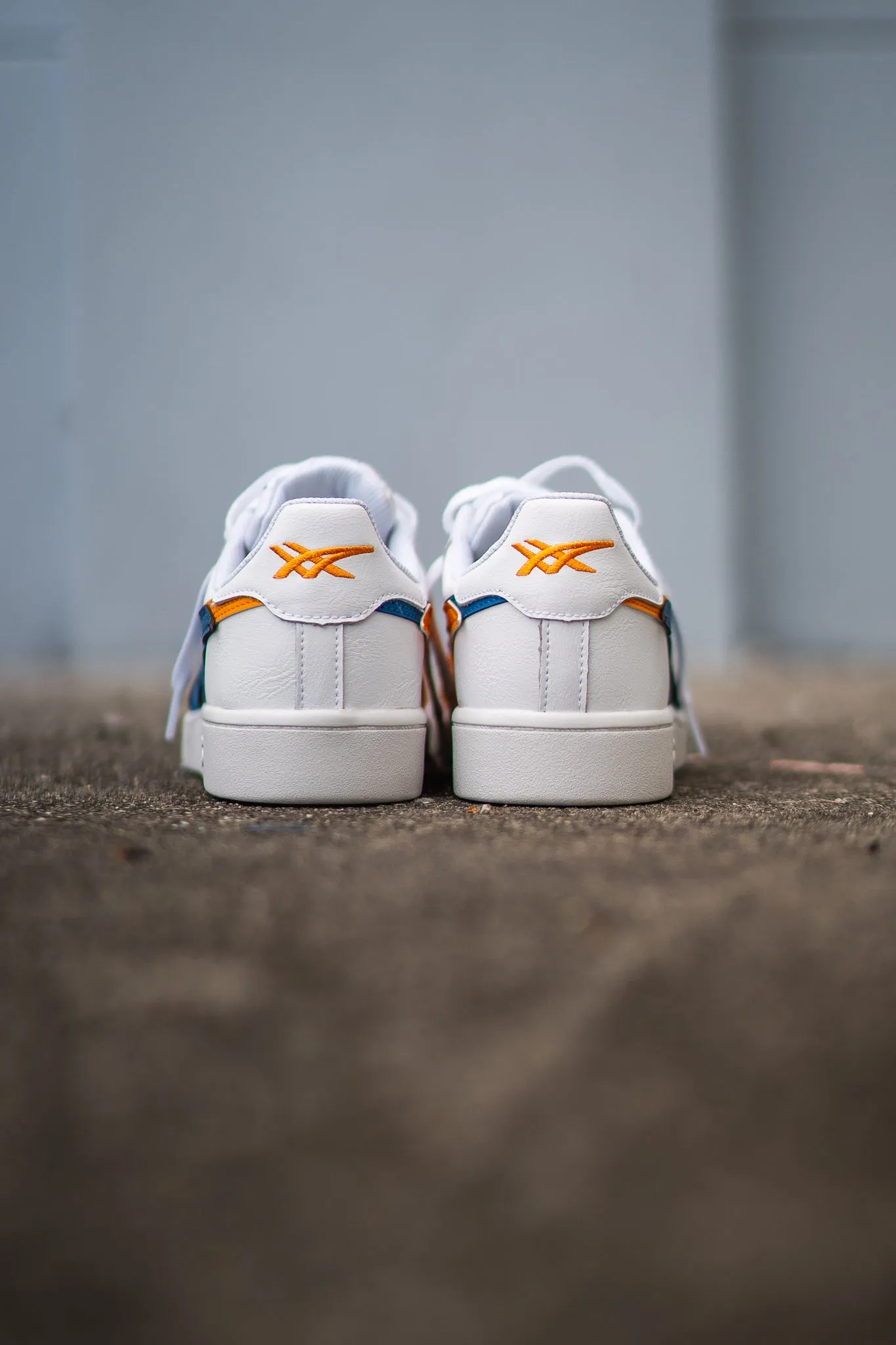 Mens Asics Japan S (White/Lake Drive/Citrus)