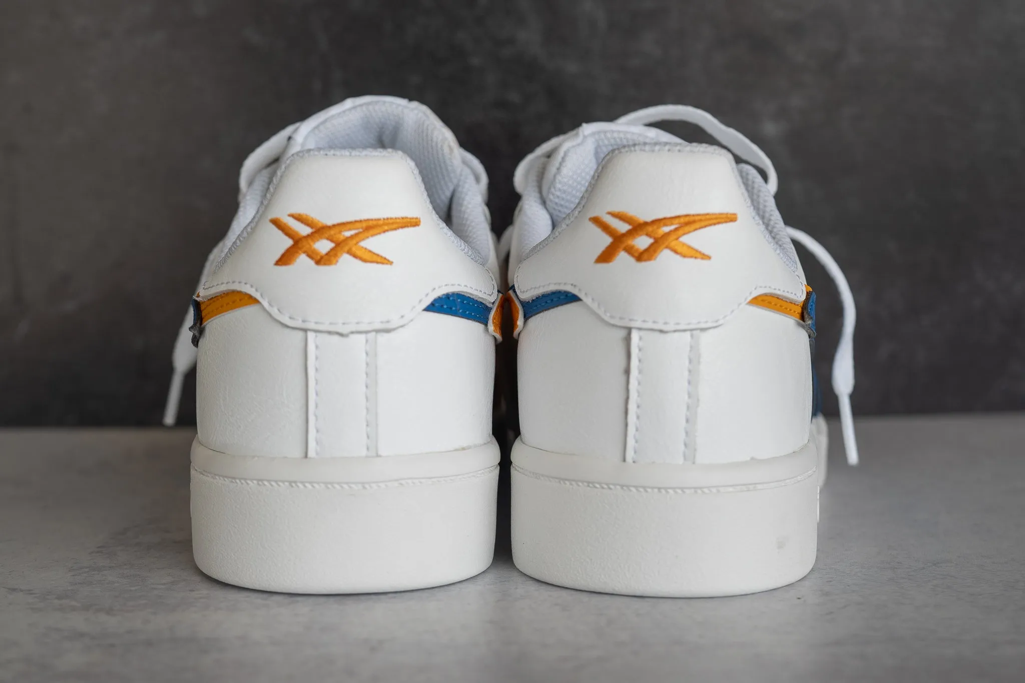 Mens Asics Japan S (White/Lake Drive/Citrus)