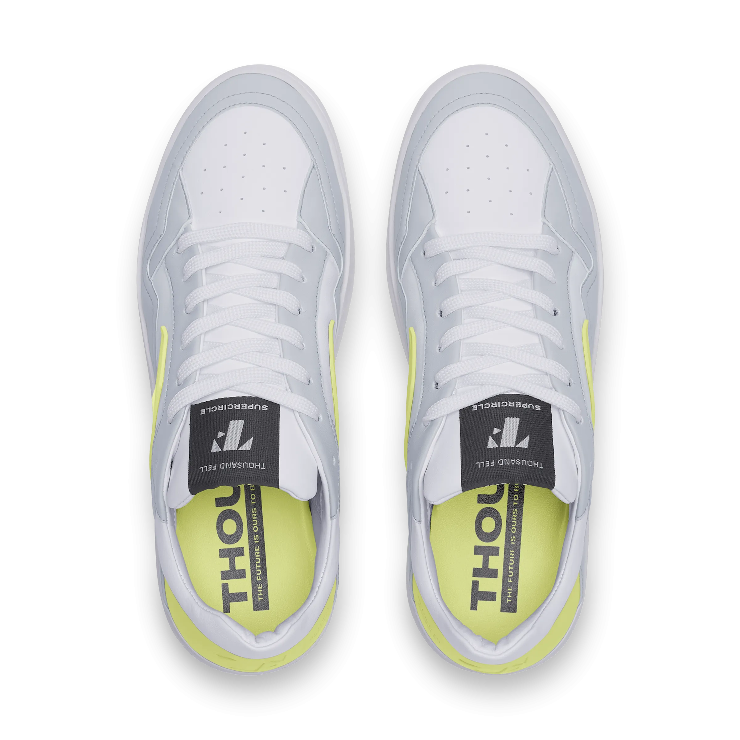 Men's Court (White-Ed Gray-Washed Acid)