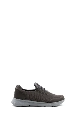 Men's Grey Slip-On Walking Shoes - Wessi