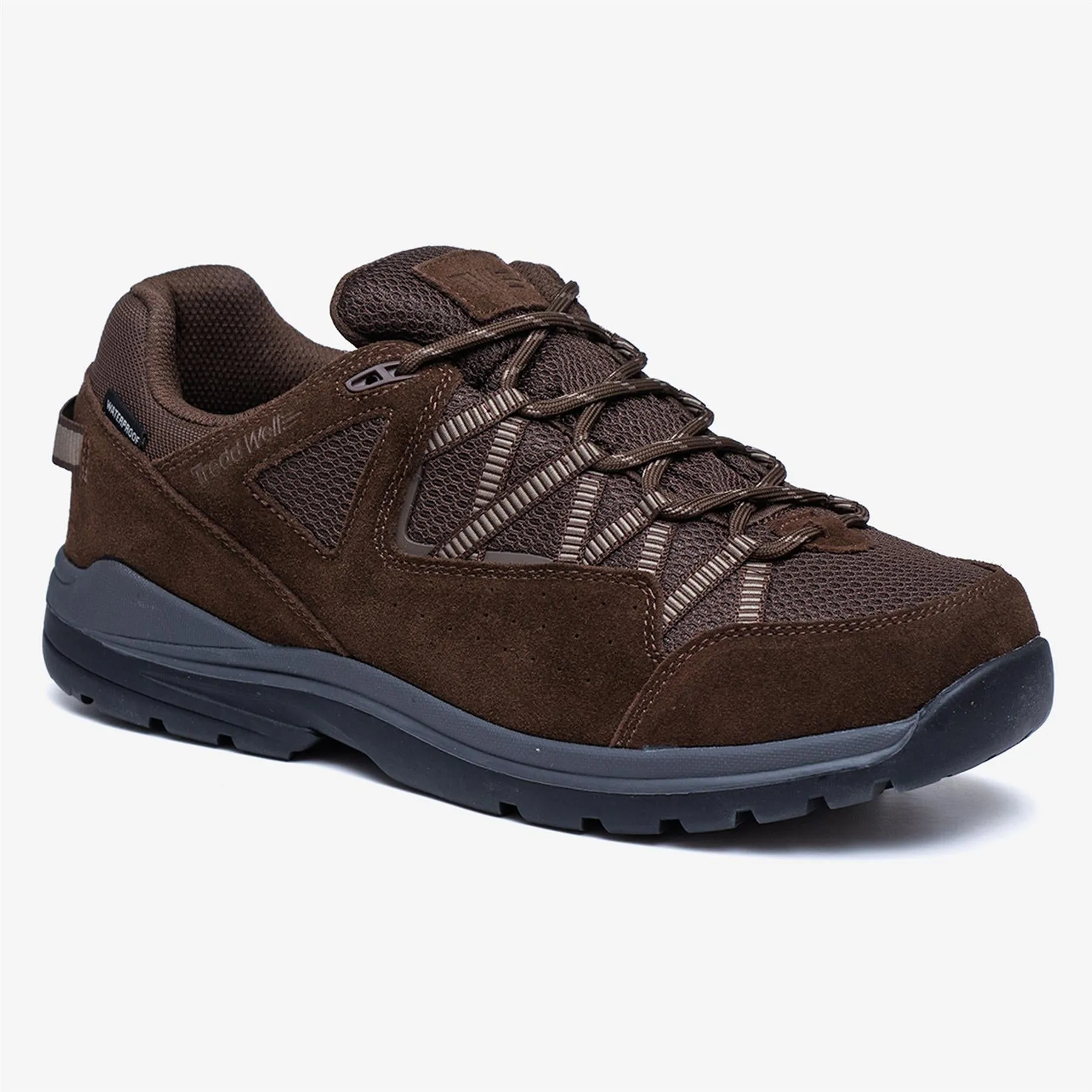 Men's Wide Fit Tredd Well Quest Hiking Waterproof Sneakers