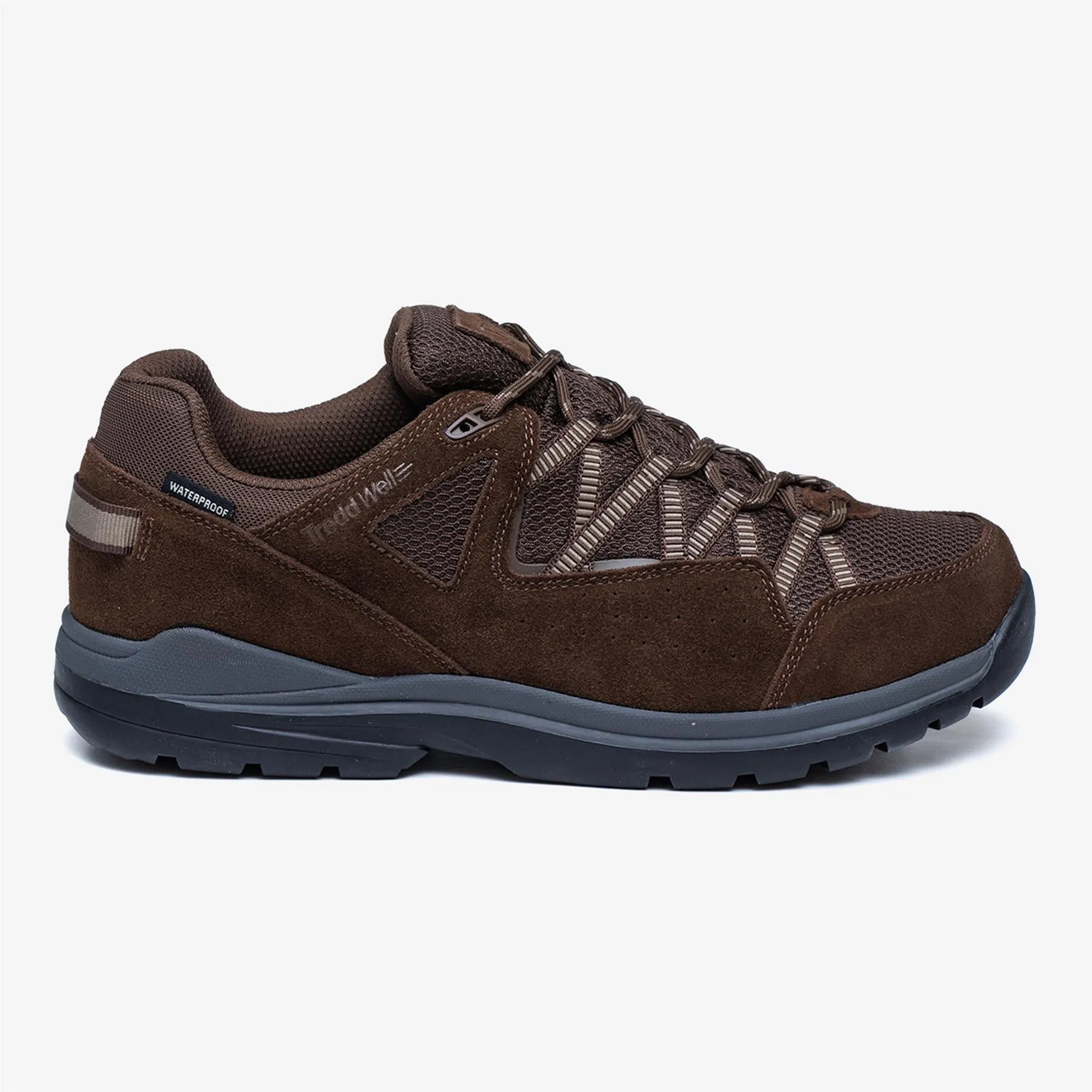 Men's Wide Fit Tredd Well Quest Hiking Waterproof Sneakers