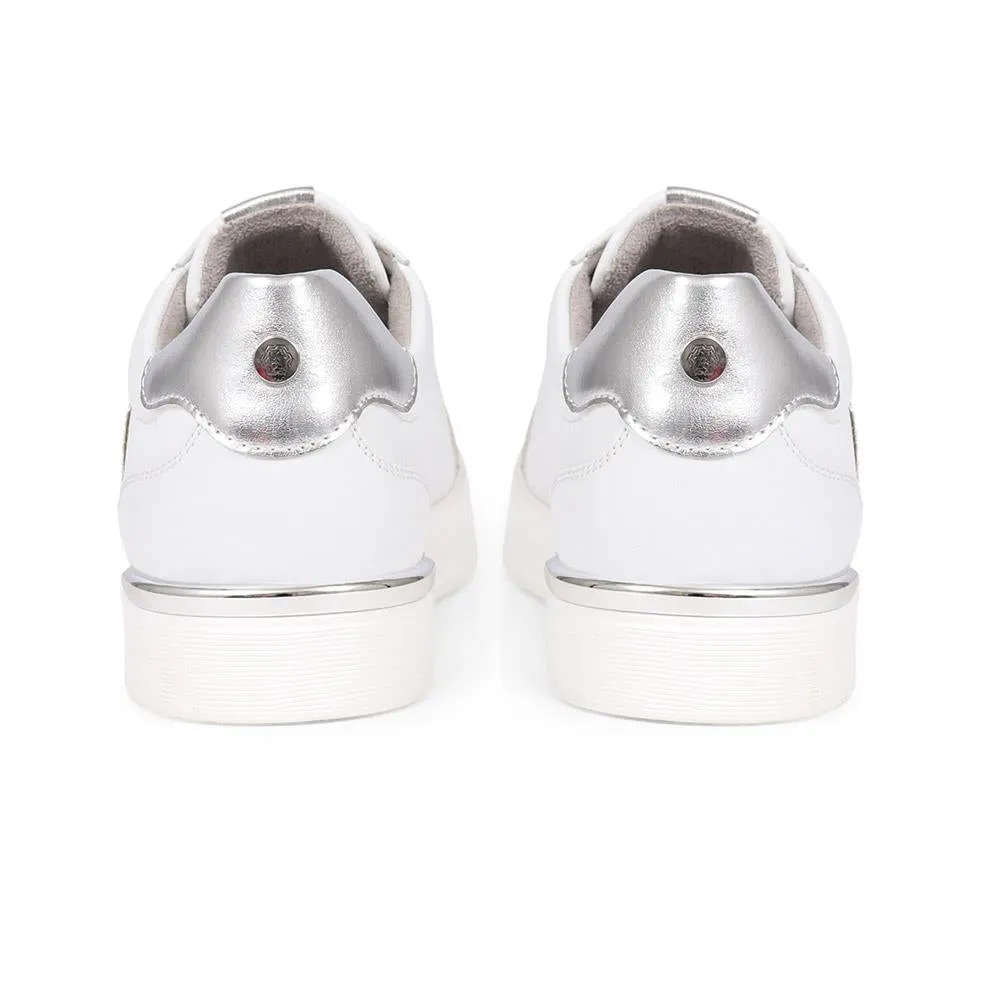 Metallic Accent Lace Up Trainers - BELWBINS39027 / 325 056