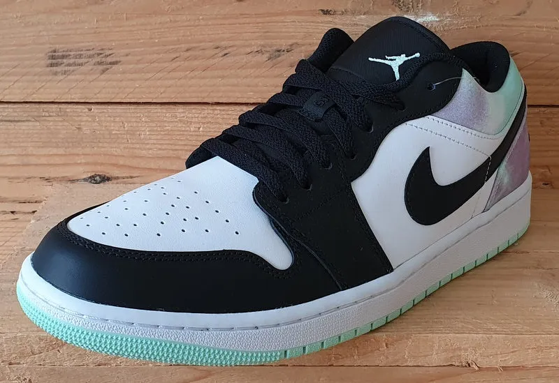Nike Air Jordan 1 Tie Dye Leather Trainers UK10/US11/EU45 DM1199-100 Black/White