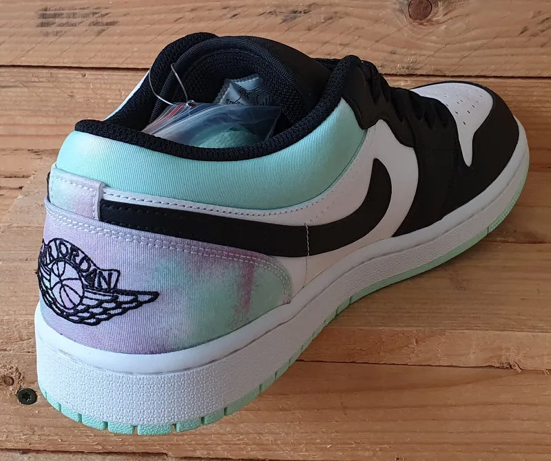 Nike Air Jordan 1 Tie Dye Leather Trainers UK10/US11/EU45 DM1199-100 Black/White