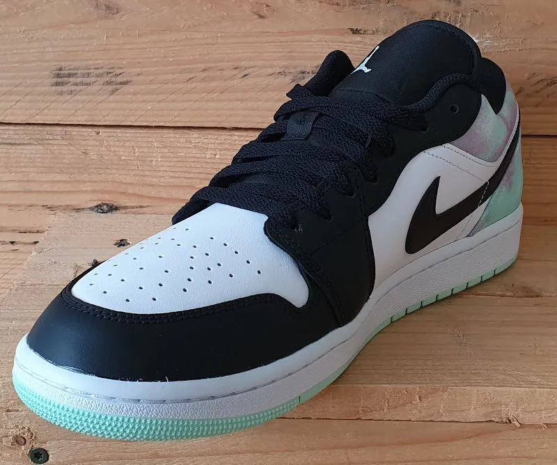 Nike Air Jordan 1 Tie Dye Leather Trainers UK10/US11/EU45 DM1199-100 Black/White