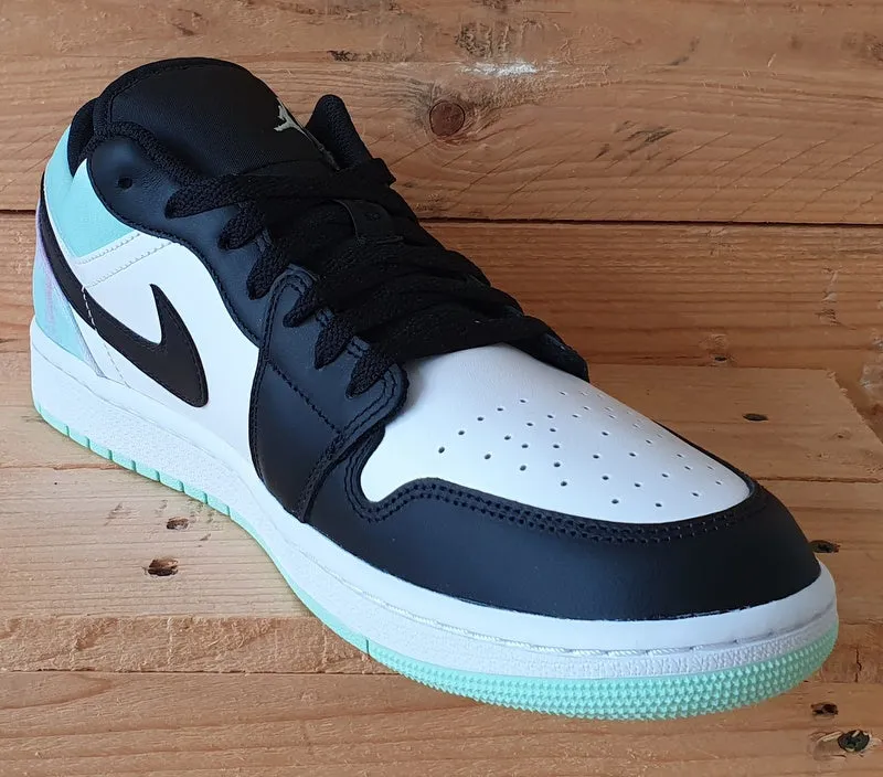 Nike Air Jordan 1 Tie Dye Leather Trainers UK10/US11/EU45 DM1199-100 Black/White