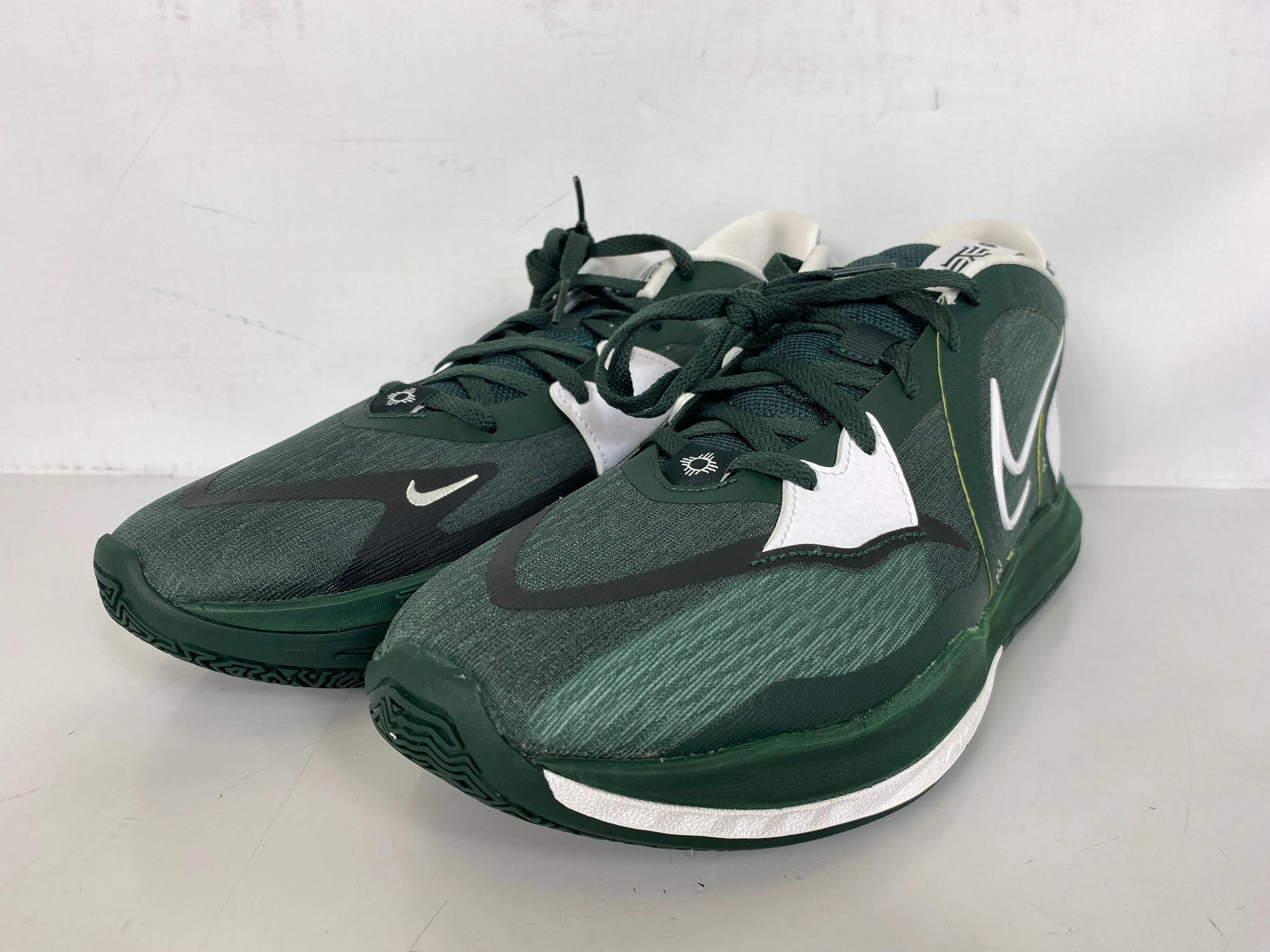 Nike Dark Green Kyrie Low 5 TB Promo Men's Basketball Shoes Size 14