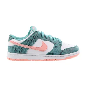 Nike Dunk Low Snakeskin Men's Shoes Washed Teal-Bleached Coral