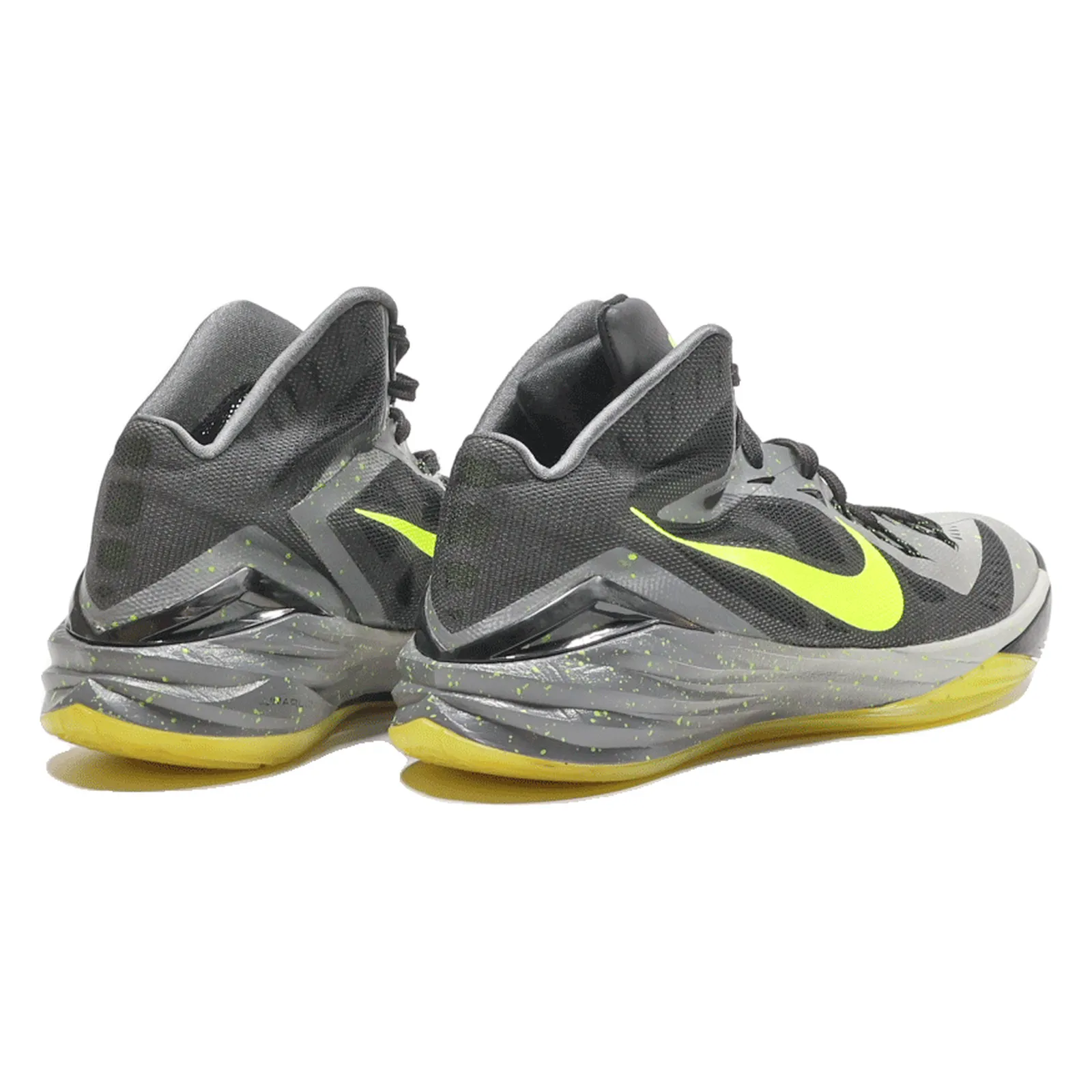 NIKE Hyperdunk 2014 High Top Trainers Grey Synthetic Mens UK 7