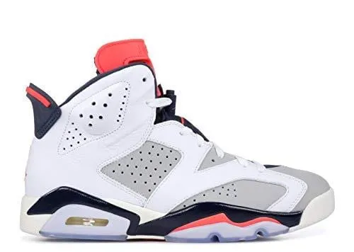Nike Jordan Retro 6 - Men's (11.5, White/Infrared 23/Neutral Grey/White/Sail)