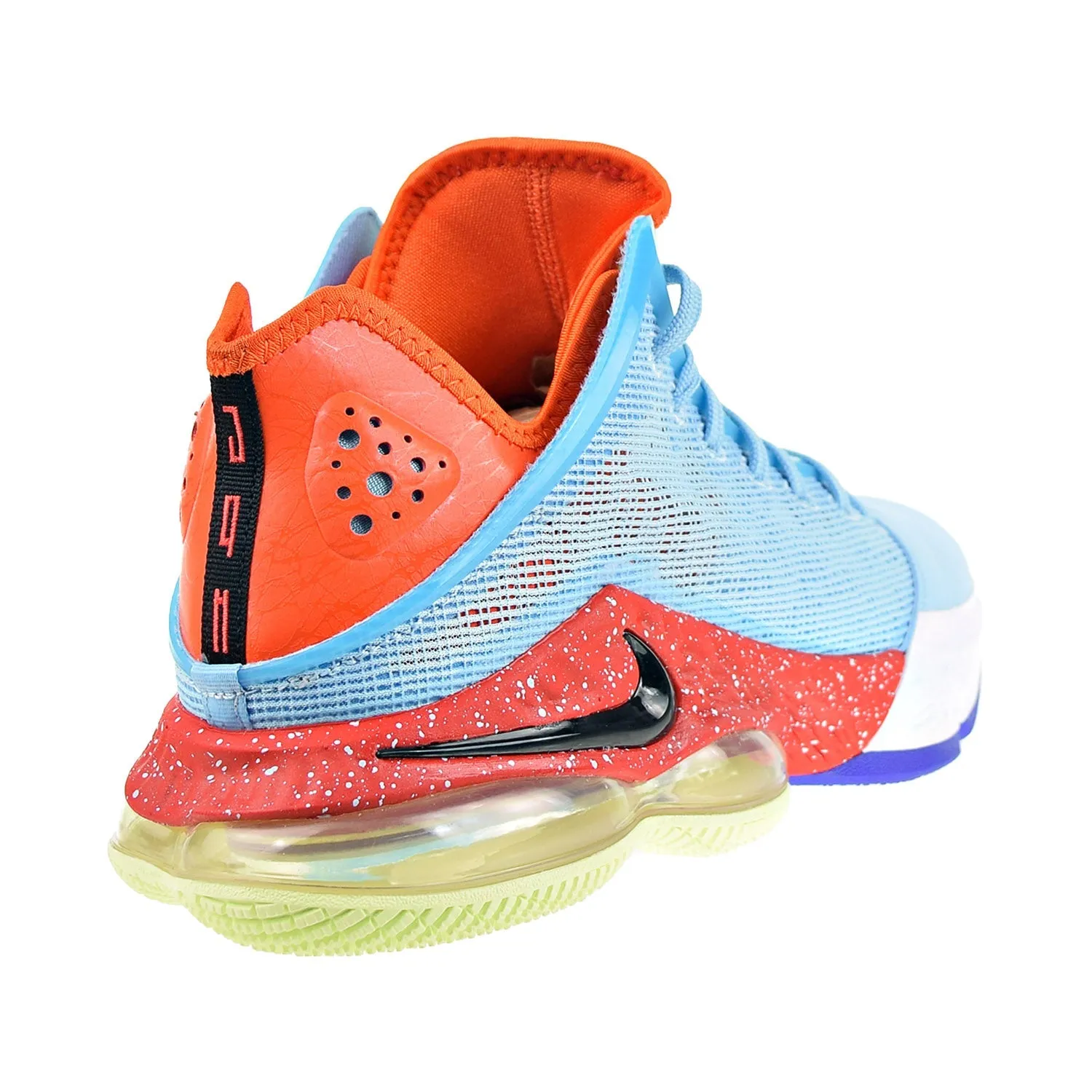 Nike LeBron XIX 19 Low Men's Shoes Blue Chill-Light Crimson-Safety Orange