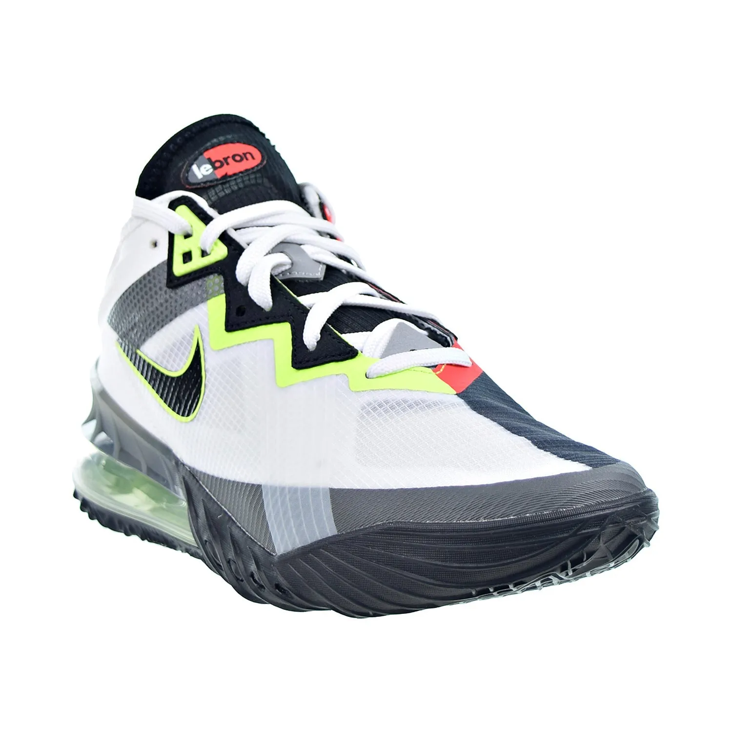 Nike Lebron XVIII Low "Greedy 95" Men's Basketball Shoes White-Black-Grey