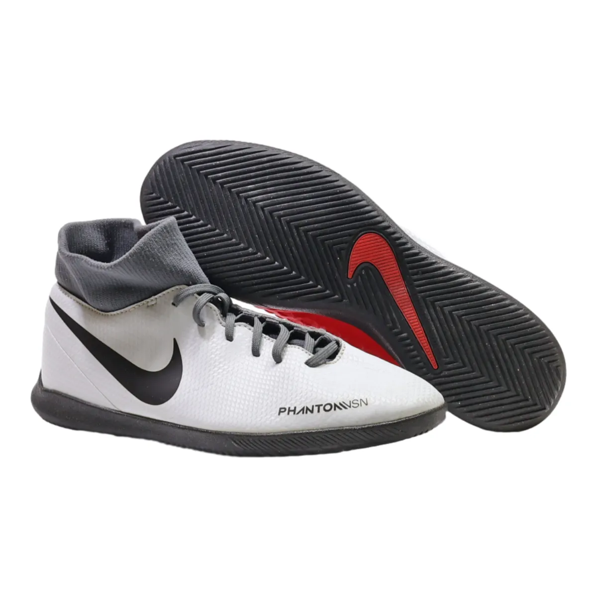 NIKE Phantom VSN Sneaker Trainers Grey Synthetic Mens UK 7