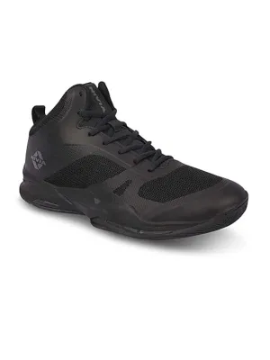 Nivia Combat 2.0 Basketball Shoes For Mens | Phylon, Rubber & Tpu Shank Sole With Spacer Mesh Covered With Tpu Film Upper | Basketball Court Indoor And Outdoor (Black)