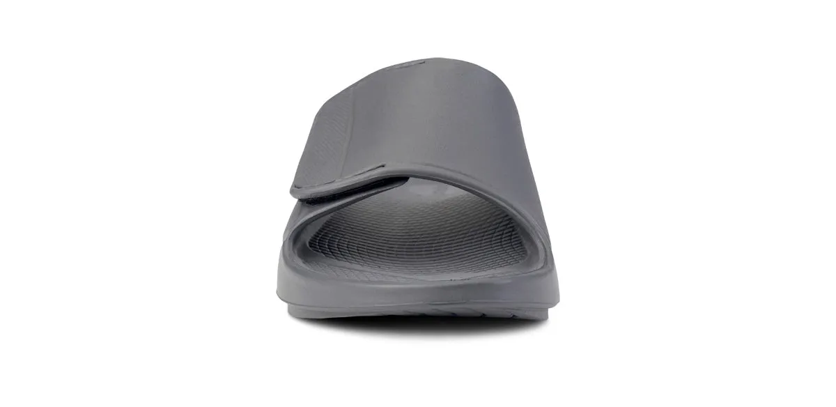 OOFOS Men's OOahh Sport Flex Slide - Slate