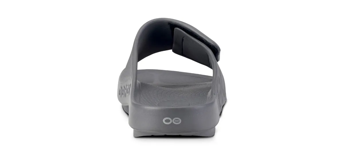OOFOS Men's OOahh Sport Flex Slide - Slate
