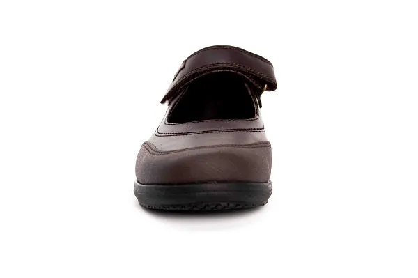Pablosky Kids Brown Leather Mary Jane Girls Shoe - 320090