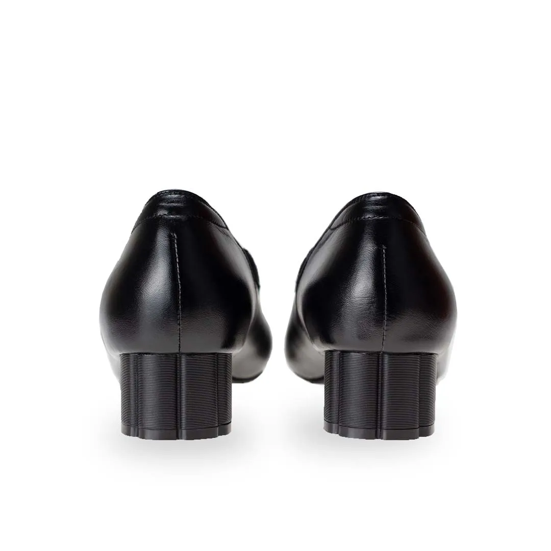 [Pre-Order] Suede Detail Low Heel Pumps 1.5"inch [Office Wear Series]