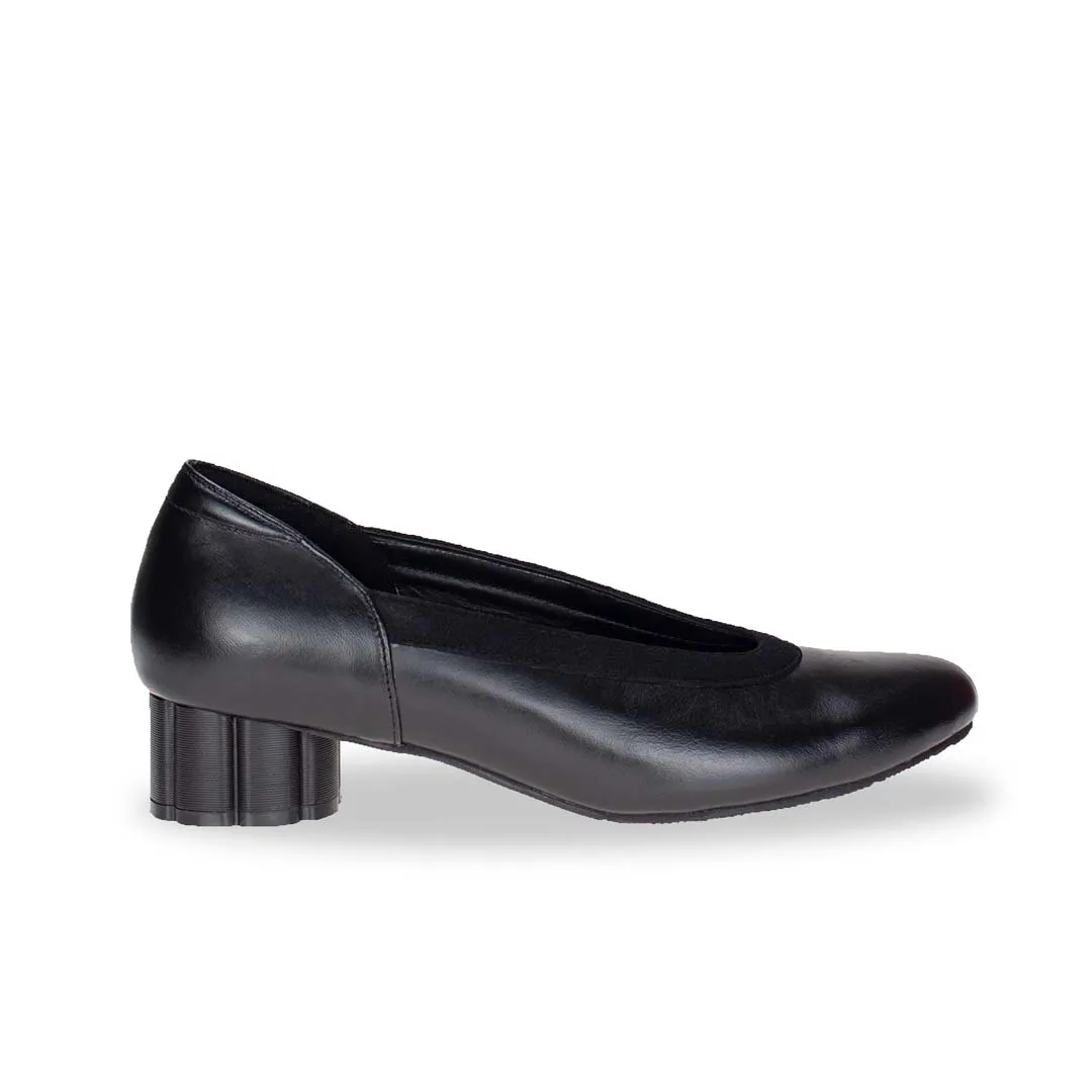 [Pre-Order] Suede Detail Low Heel Pumps 1.5"inch [Office Wear Series]