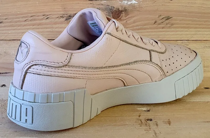 Puma Cali Emboss Low Leather Trainers UK5/US7.5/EU38 369734 01 Pink/White