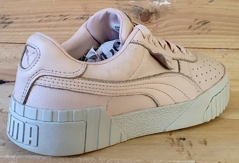 Puma Cali Emboss Low Leather Trainers UK5/US7.5/EU38 369734 01 Pink/White