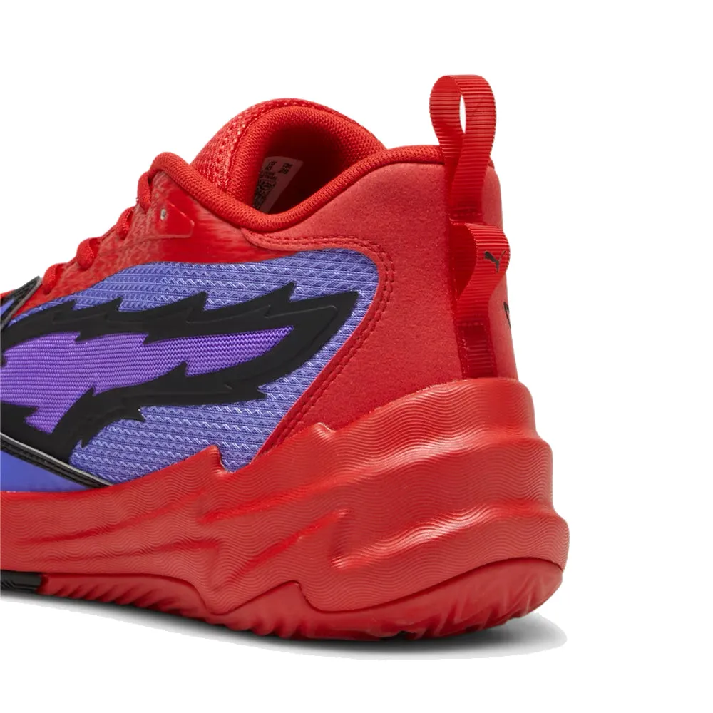 PUMA Scoot Zeros "Pred" Basketball Shoes 'Dark Amethyst/For All Time Red'