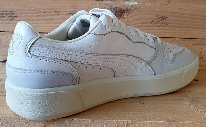 Puma Sky LX Low Leather Trainers UK8/US9/EU42 374117-01 White/Cream