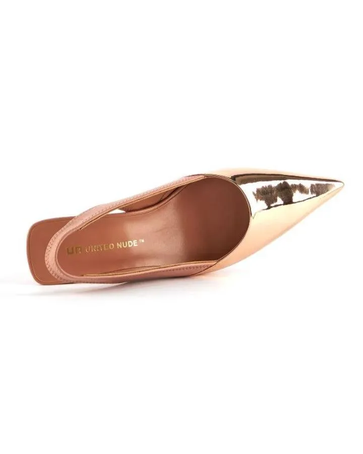 Raila Rose Gold Slingback Shoe